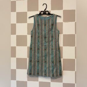 Alice & Olivia Western Aztec beaded dress